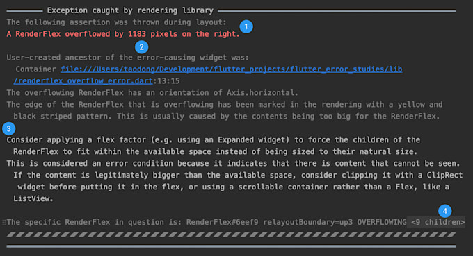 flutter bug fix and app issue resolution