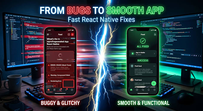 fix your react native and expo bugs crashes and errors fast