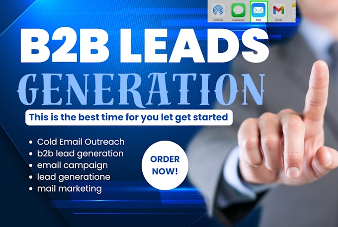 do cold email outreach b2b lead generation campaign
