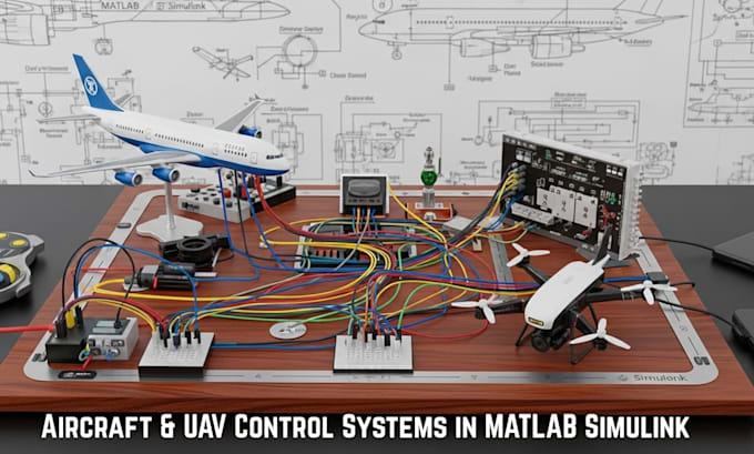develop aircraft flight dynamics and uav control systems in matlab simulink