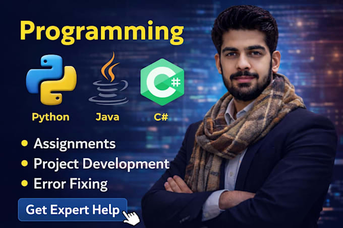 develop and fix programs in python java c sharp and cpp