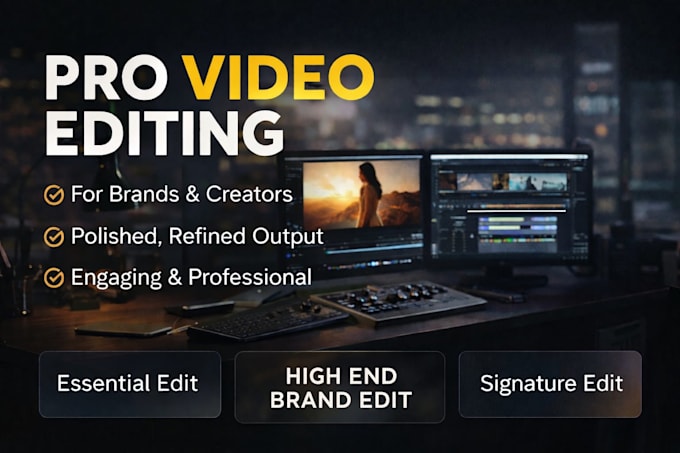 edit your corporate highlights interviews podcasts etc