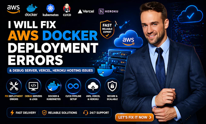 fix AWS docker deployment errors, debug server, vercel, heroku hosting issues