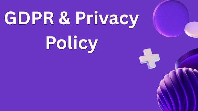 write gdpr privacy policy and terms and conditions