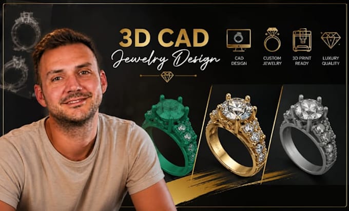 3d cad jewelry, luxury cad, custom jewelry 3d modeling, luxury accessory models