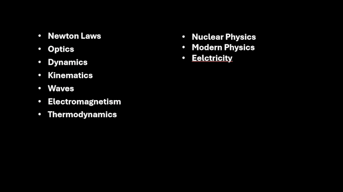 teach physics 1, physics 2 and physics lab