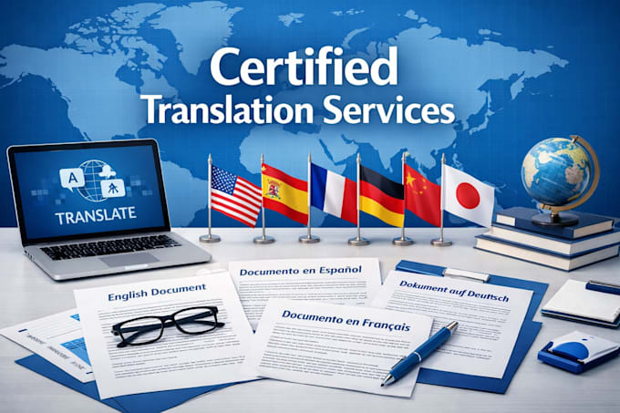 provide certified translations in any language