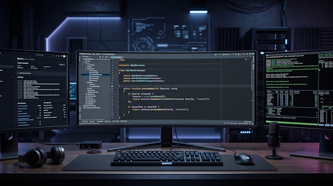 develop secure backend apis using node js PHP python and databases