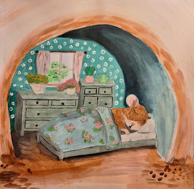 paint an acrylic painting for you