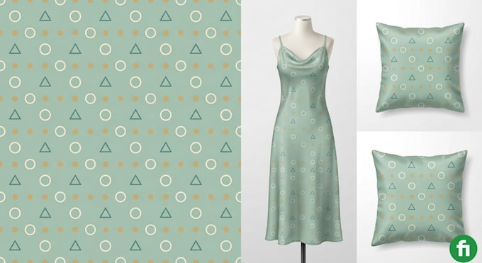 design professional seamless patterns for textiles and surface design
