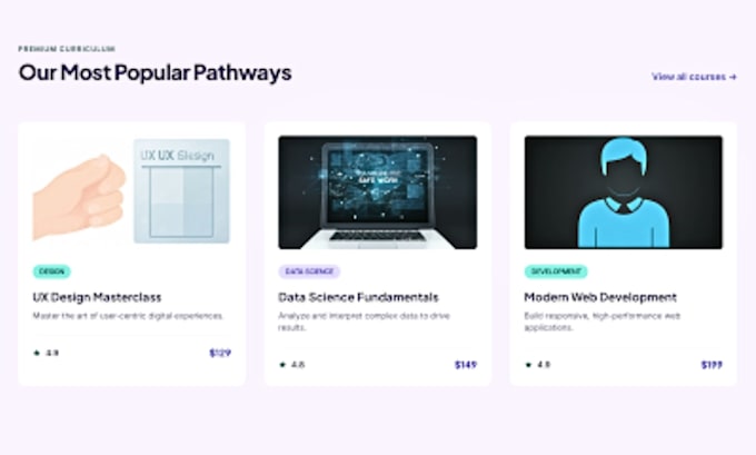 build a online course or coaching landing page