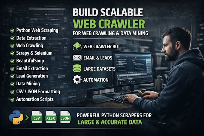 do scalable web crawler for web crawling and data mining, web scraping, openclaw