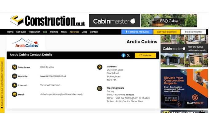 build UK local citations and business directory listings for local SEO