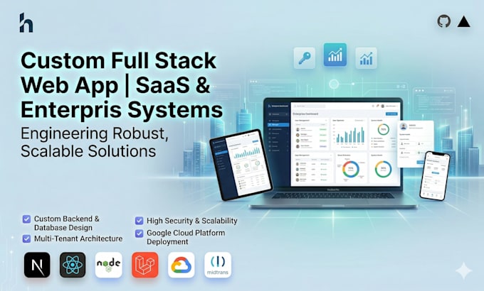develop a custom saas or enterprise web application