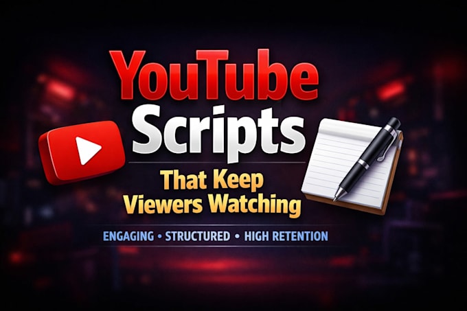 write engaging youtube scripts that keep viewers watching