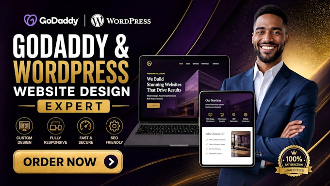 design, redesign, and optimize your godaddy website for SEO website design
