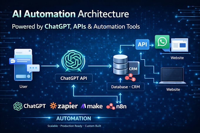 Build n8n workflows, ai agents and automation systems by Ali_ashfaq01 ...