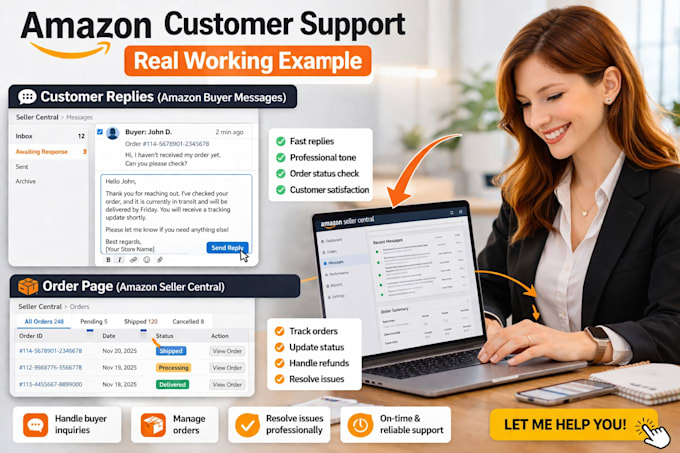 provide professional amazon customer service