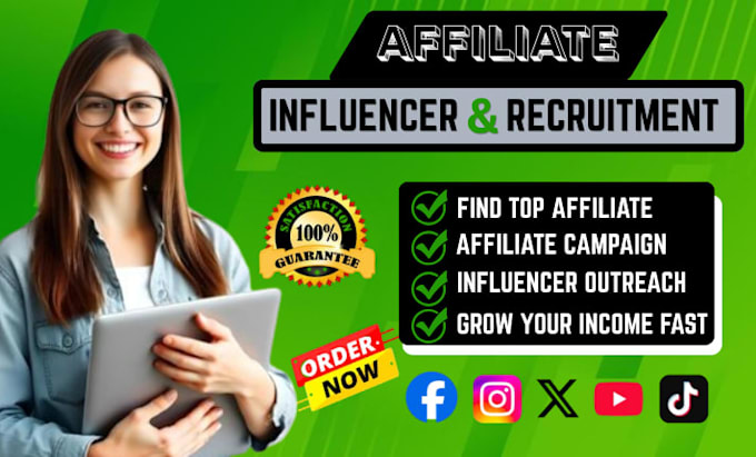 recruit affiliates and grow your affiliate program