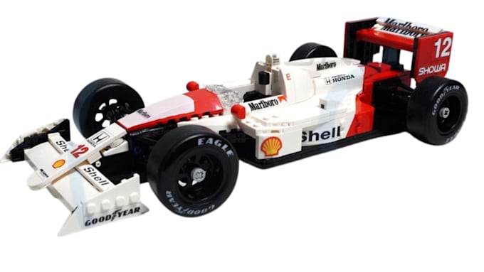 design custom 3d lego hypercar sets with instructions using bricklink studio