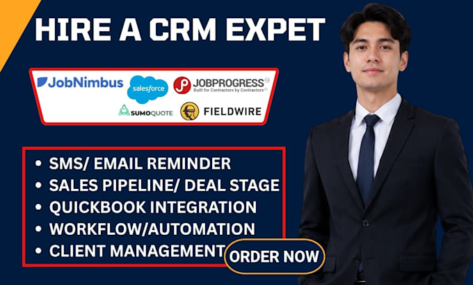 do jobprogress jobnimbus crm fieldwire pipedrive sumoquote saleforce integration