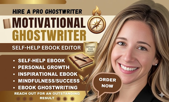 ghostwrite your motivational selfhelp or business ebook professionally