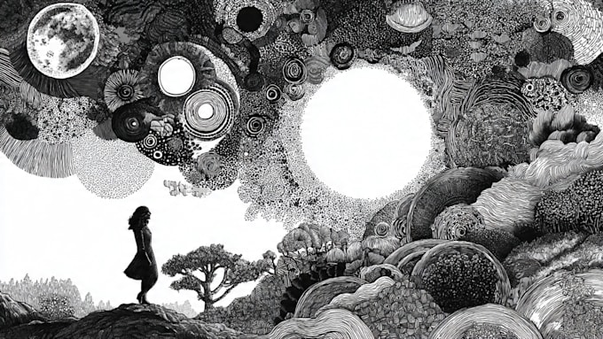 illustrate any image in doodle style