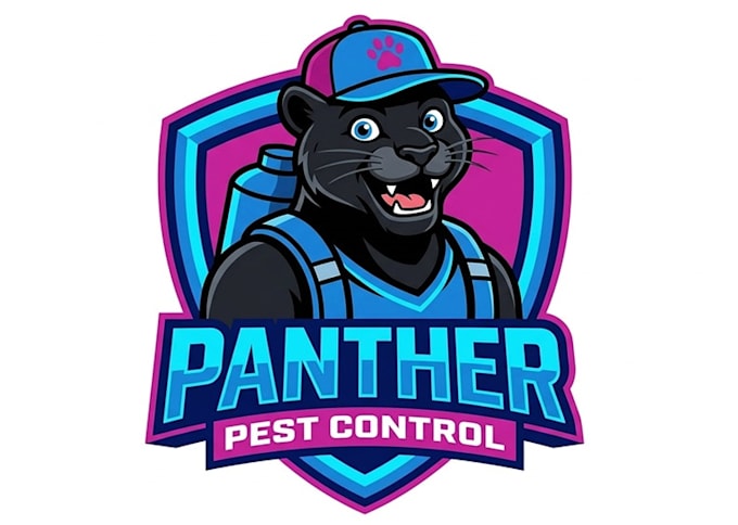 design modern panther logo