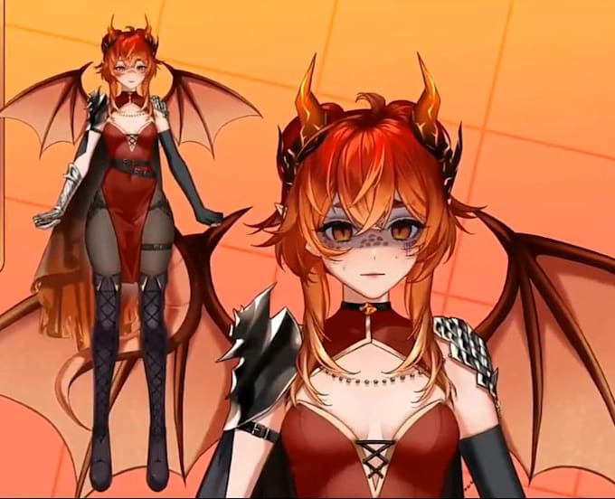 draw and rig live2d vtuber model, anime vtuber model vtuber rigging vtuber model