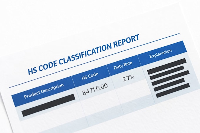 provide accurate hs hts code and customs duty calculation