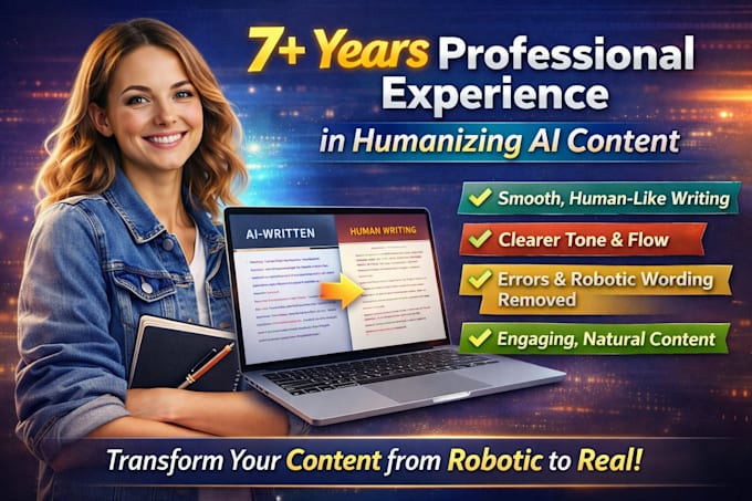humanize ai generated content into natural and polished content