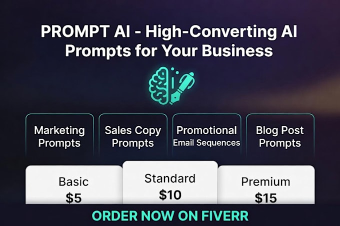 craft high converting prompts for chatgpt, claude and more