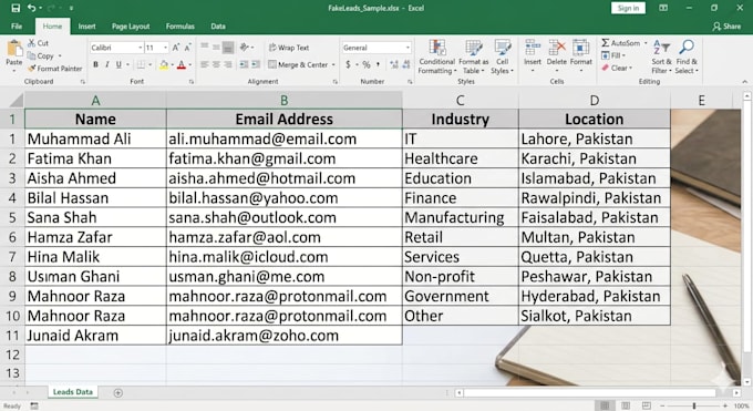 scrape targeted email lists for your business