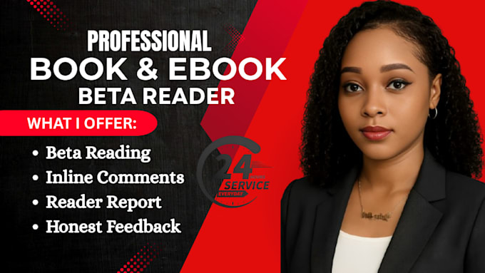 beta read your book, novel, or manuscript and provide frank criticism