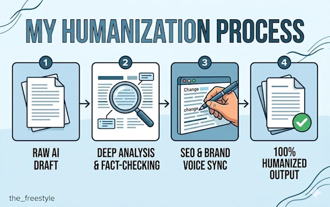 humanize ai content, fact check, and rewrite for SEO