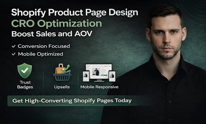 shopify product page design cro optimization boost sales and aov
