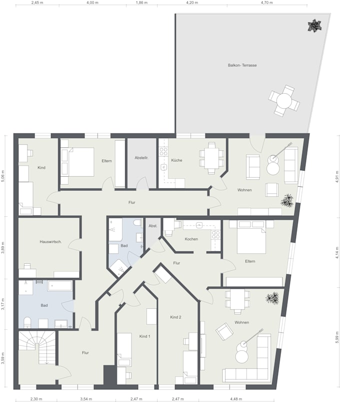 do 2d and 3d floor plan designing