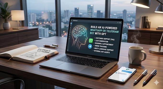 build an ai powered whatsapp or telegram bot