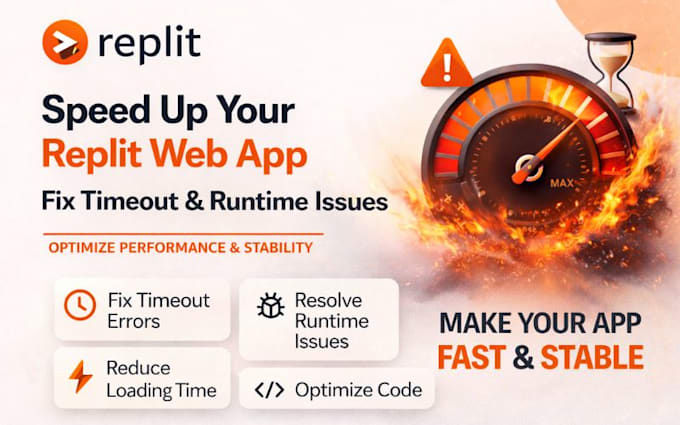 fix replit timeout errors replit runtime issues replit web app optimization