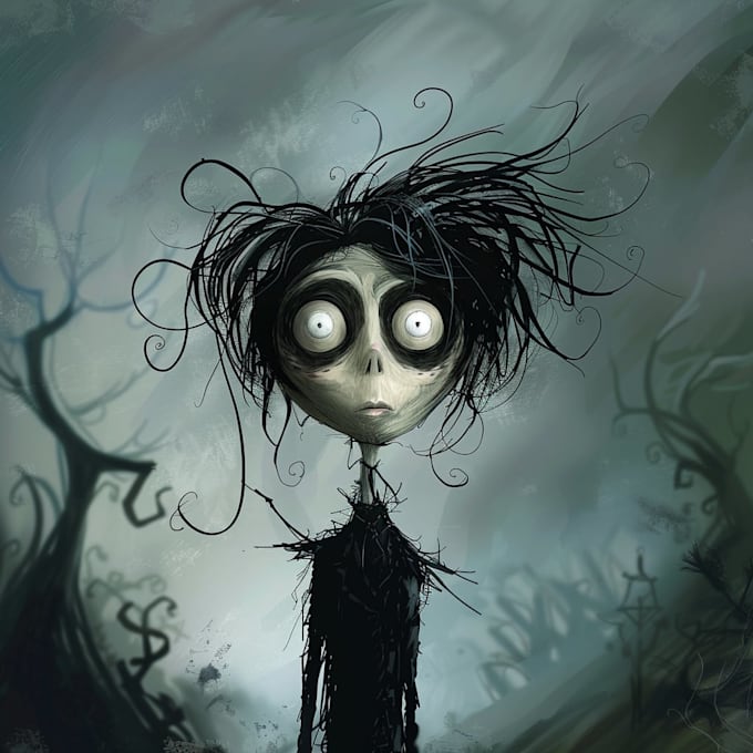 draw you in dont starve, tim burton style