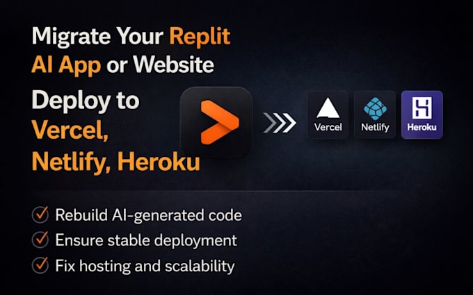 migrate replit ai app website to vercel netlify heroku rebuild code transfer