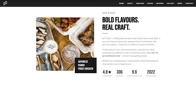 create a professional website for you