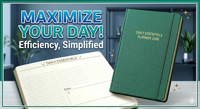 design printable planner, daily weekly custom canva