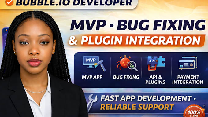 bubble io mvp prototype builder saas app web app development