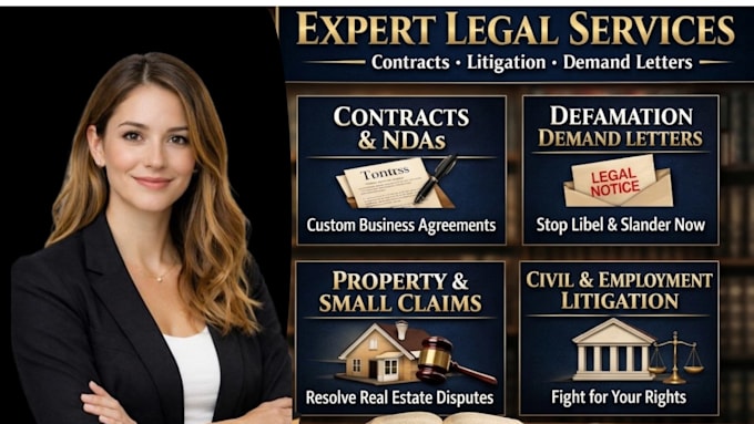 professionally structured defamation demand letters and legal notices