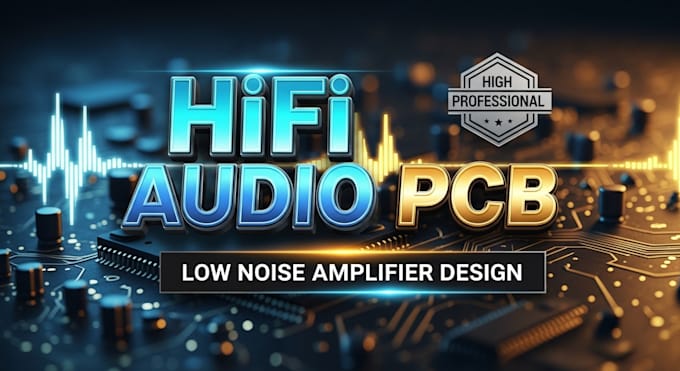 design hifi audio amplifier pcb with low noise, schematic and optimized layout