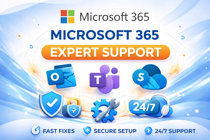 provide expert microsoft 365 support for all issues and errors