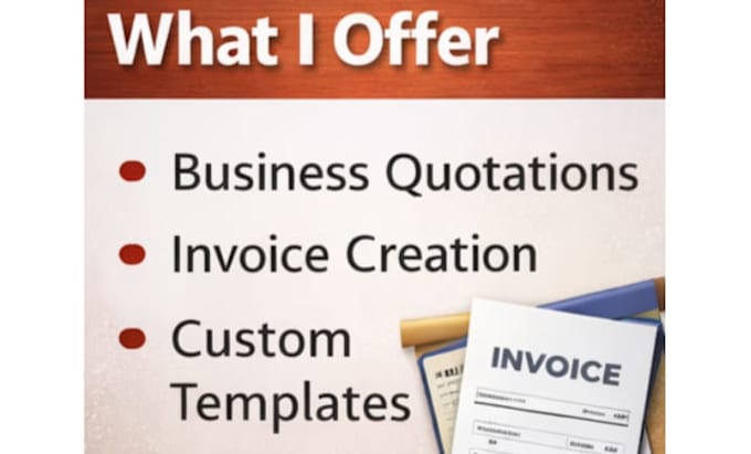create professional quotation and invoice in excel or canva