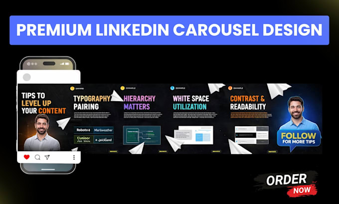 do stop scrolling linkedin carousels for you