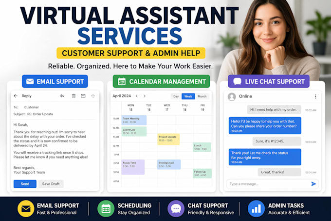 be your organized virtual assistant for admin and data tasks